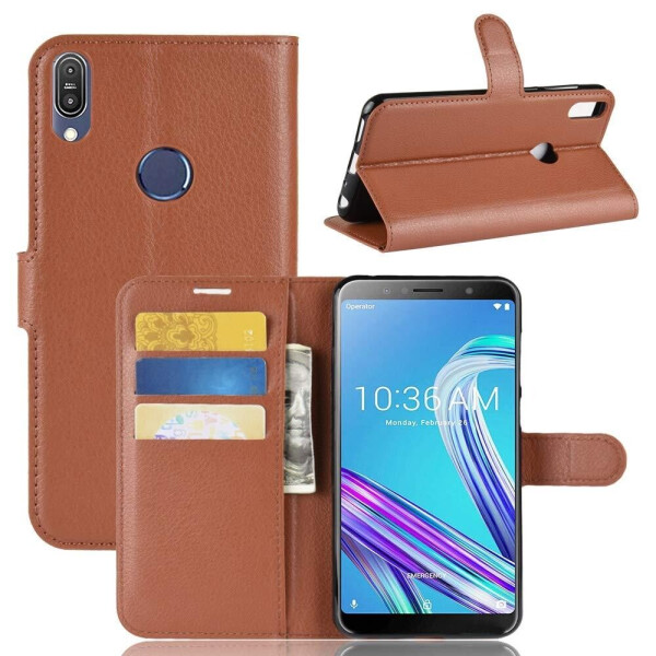 

Чехол-книжка Litchie Wallet для Asus Zenfone Max Pro M1 ZB601KL / ZB602KL Brown