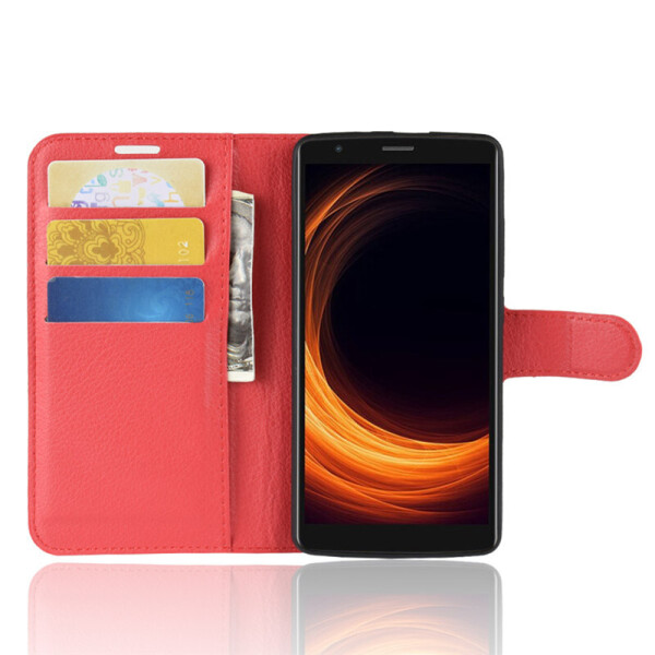 

Чехол-книжка Litchie Wallet для Blackview A20 Pro Красный