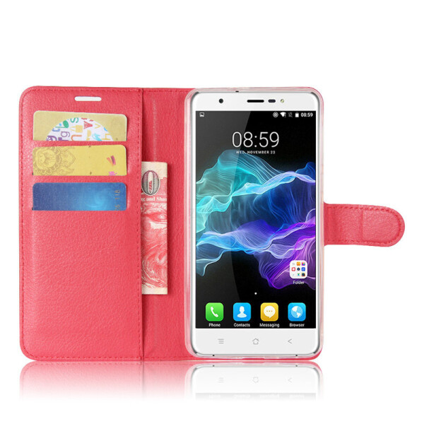 

Чехол-книжка Litchie Wallet для Blackview R6 Красный
