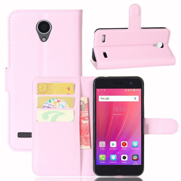 

Чехол-книжка Litchie Wallet для ZTE Blade A520 Светло-розовый
