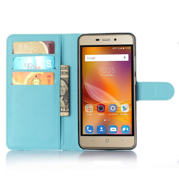 

Чехол-книжка Litchie Wallet для ZTE Blade X3 Голубой
