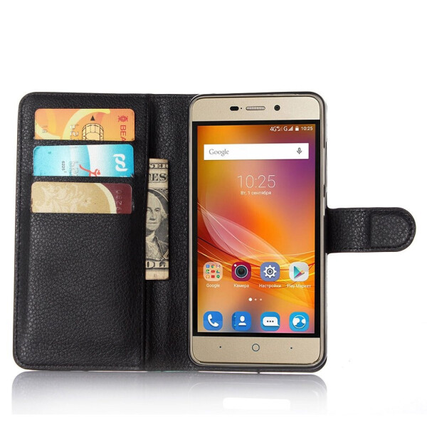 

Чехол-книжка Litchie Wallet для ZTE Blade X3 Черный
