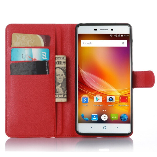 

Чехол-книжка Litchie Wallet для ZTE Blade X9 / V5 Pro Красный