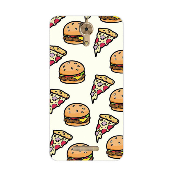 

Чехол с рисунком Printed Silicone для Coolpad Modena 2 Fast Food