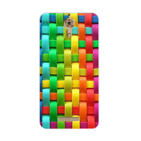 

Чехол с рисунком Printed Silicone для Coolpad Modena 2 Плетенка