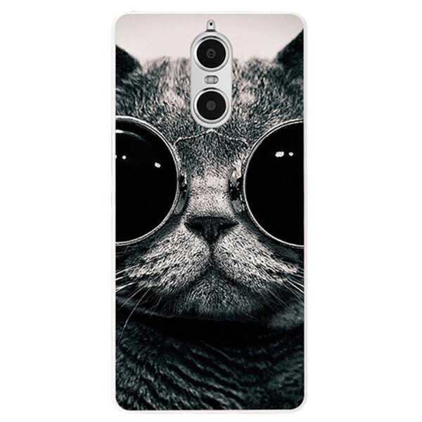 

Чехол с рисунком Printed Silicone для Doogee Shoot 1 Кот В Очках