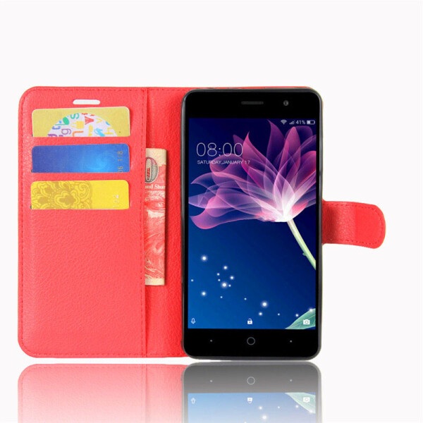 

Чехол-книжка Litchie Wallet для Doogee X10 Красный