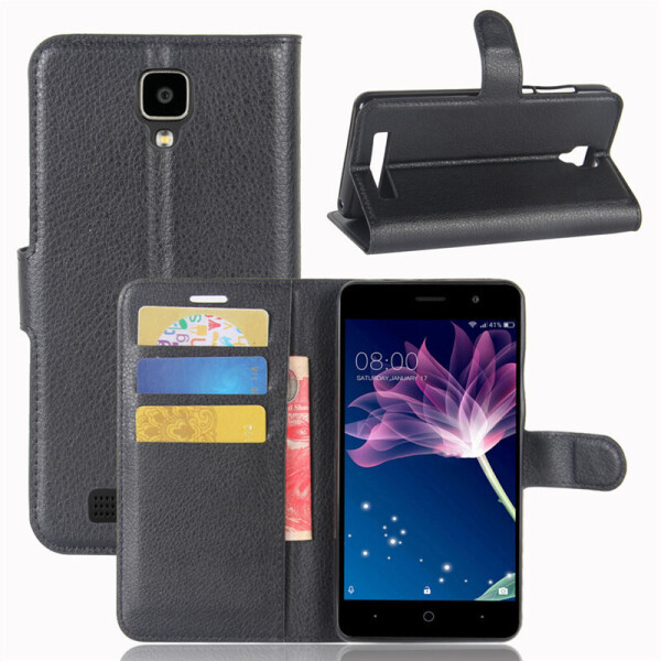 

Чехол-книжка Litchie Wallet для Doogee X10 Черный