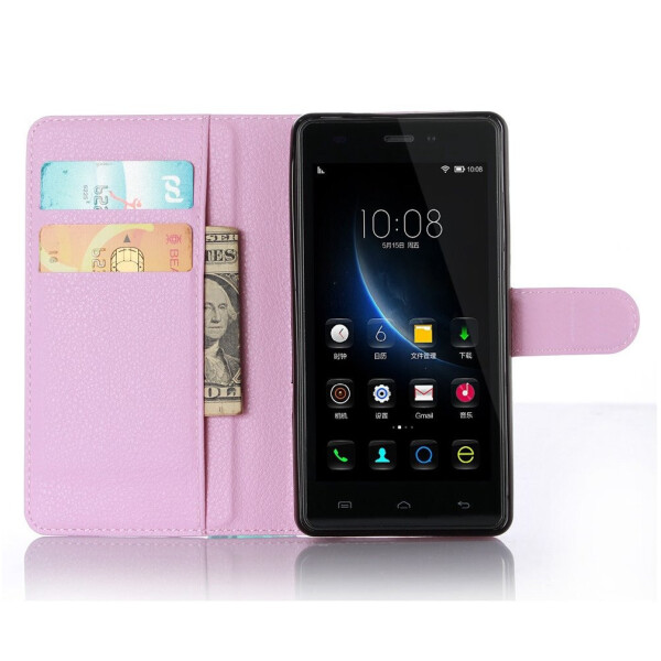 

Чехол-книжка Litchie Wallet для Doogee X5 / X5 Pro Светло-розовый