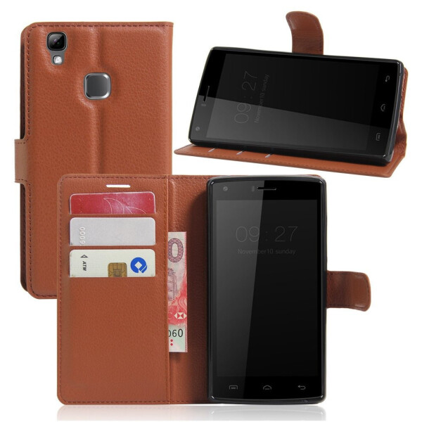 

Чехол-книжка Litchie Wallet для Doogee X5 Max / X5 Max Pro Коричневый