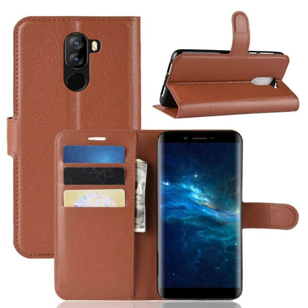 

Чехол-книжка Litchie Wallet для Doogee X60L Коричневый