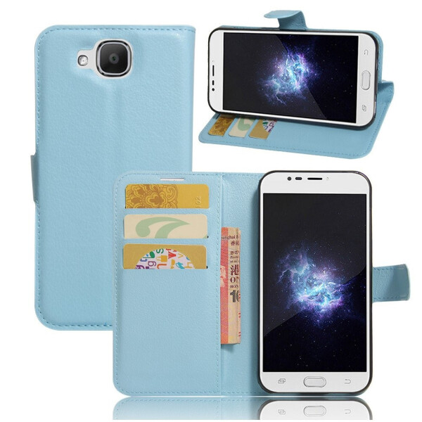 

Чехол-книжка Litchie Wallet для Doogee X9 Mini Голубой