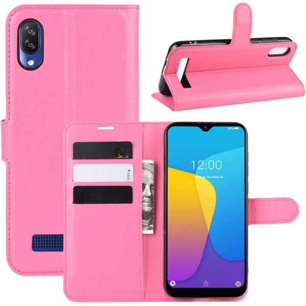 

Чехол-книжка Litchie Wallet для Doogee Y8C Rose