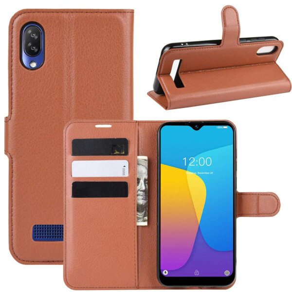 

Чехол-книжка Litchie Wallet для Doogee Y8C Brown