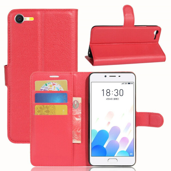

Чехол-книжка Litchie Wallet для Meizu E2 Красный