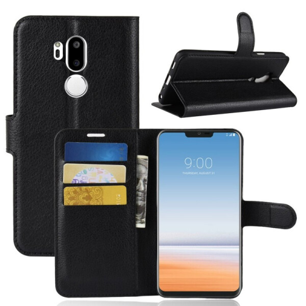 

Чехол-книжка Litchie Wallet для LG G7 Черный