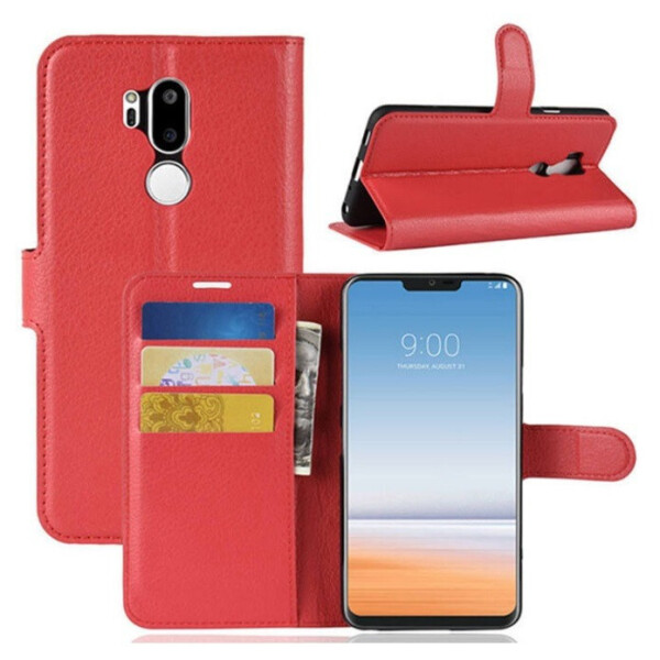 

Чехол-книжка Litchie Wallet для LG G7 Красный