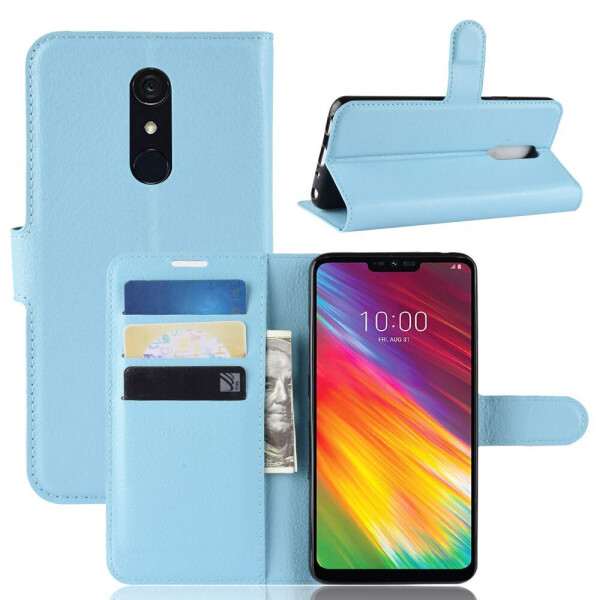 

Чехол-книжка Litchie Wallet для LG G7 Fit Голубой