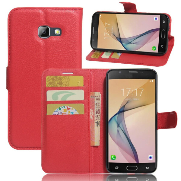 

Чехол-книжка Litchie Wallet для Samsung Galaxy A3 2017 SM-A320 Красный