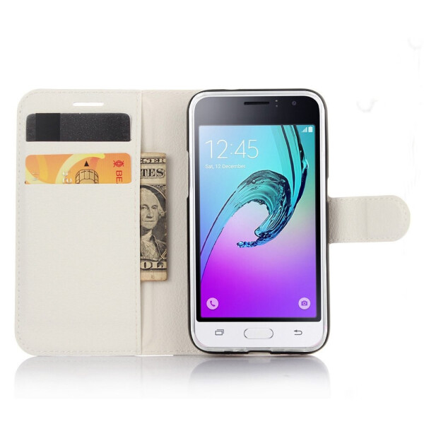 

Чехол-книжка Litchie Wallet для Samsung Galaxy J1 2016 (J120) Белый