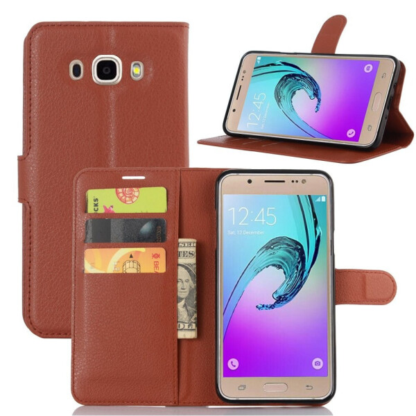 

Чехол-книжка Litchie Wallet для Samsung Galaxy J7 2016 (J710) Коричневый