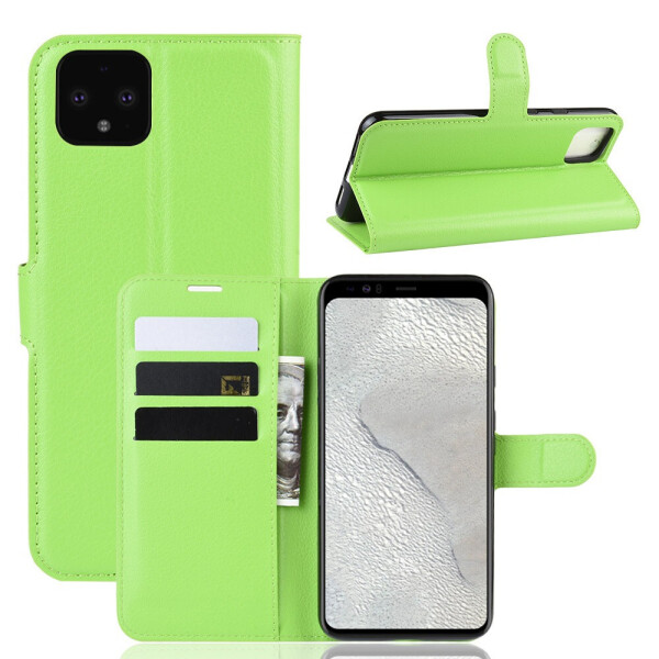 

Чехол-книжка Litchie Wallet для Google Pixel 4 Green