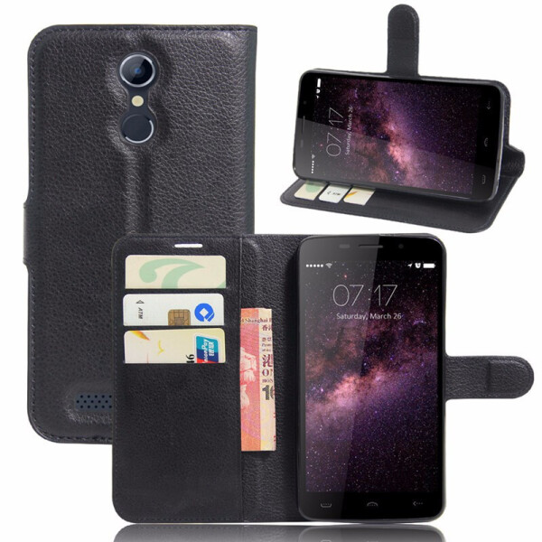 

Чехол-книжка Litchie Wallet для HomTom HT17 / HT17 Pro Черный