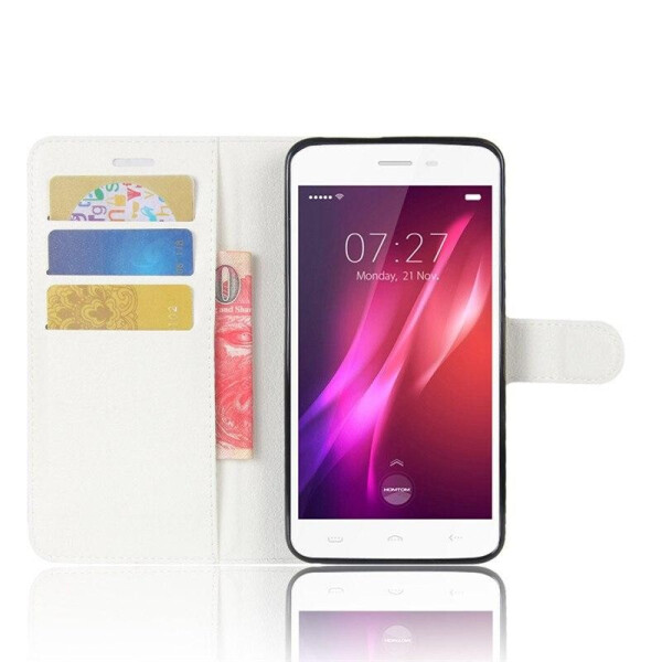 

Чехол-книжка Litchie Wallet для HomTom HT27 / HT27 Pro Белый