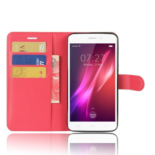 

Чехол-книжка Litchie Wallet для HomTom HT27 / HT27 Pro Красный