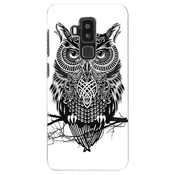 

Чехол с рисунком Printed Silicone для HomTom S8 Сова