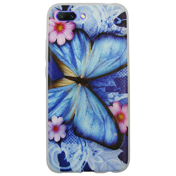 

Чехол с рисунком Printed Silicone для Honor 10 Бабочка