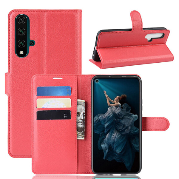 

Чехол-книжка Litchie Wallet для Honor 20 / Nova 5T Red