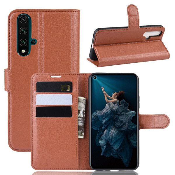 

Чехол-книжка Litchie Wallet для Honor 20 / Nova 5T Brown