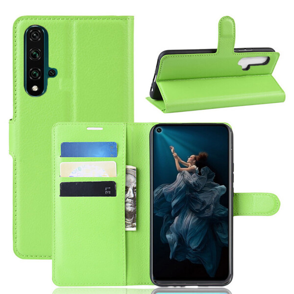 

Чехол-книжка Litchie Wallet для Honor 20 / Nova 5T Green
