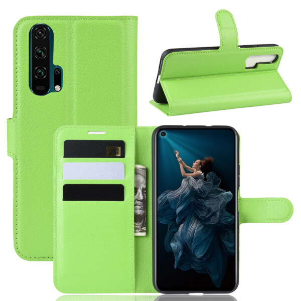 

Чехол-книжка Litchie Wallet для Honor 20 Pro Green