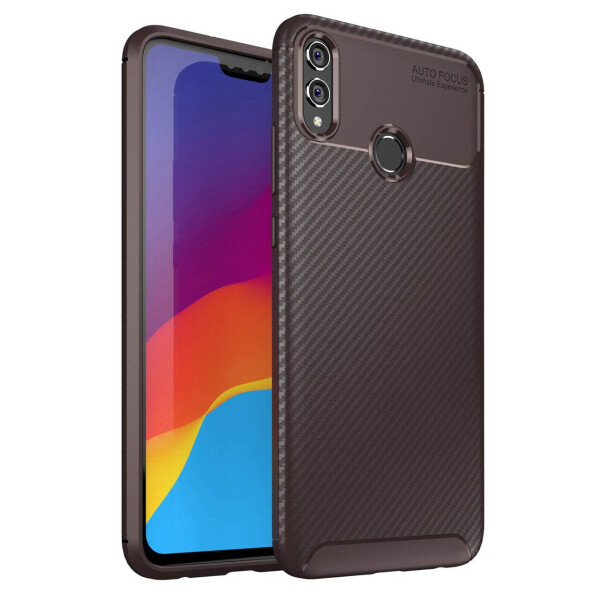 

Чехол Carbon Case Honor 8X Коричневый