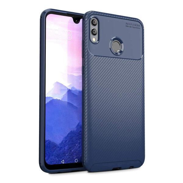 

Чехол Carbon Case Honor 8X Max Синий