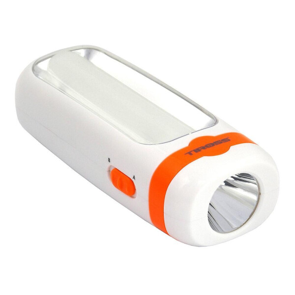 

Фонарик светодиодный Tiross TS-1894 orange 1W 10 smd LED, аккумуляторный 900mAh, 90 lm