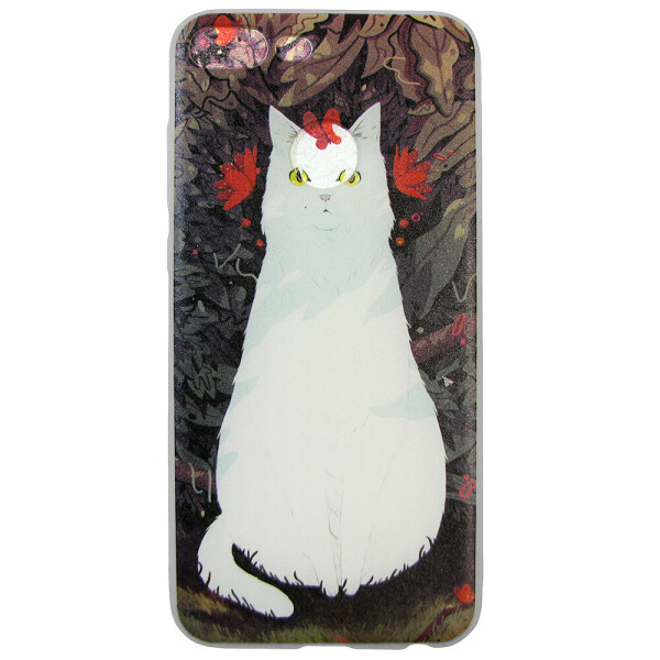 

Чехол с рисунком Printed Silicone для Honor 9 Lite Кошка