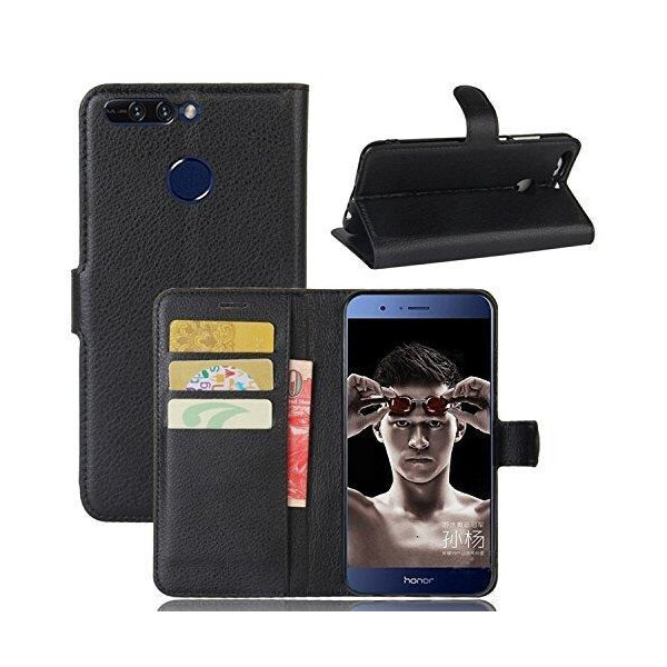 

Чехол-книжка Litchie Wallet для Honor V9 / 8 Pro Черный