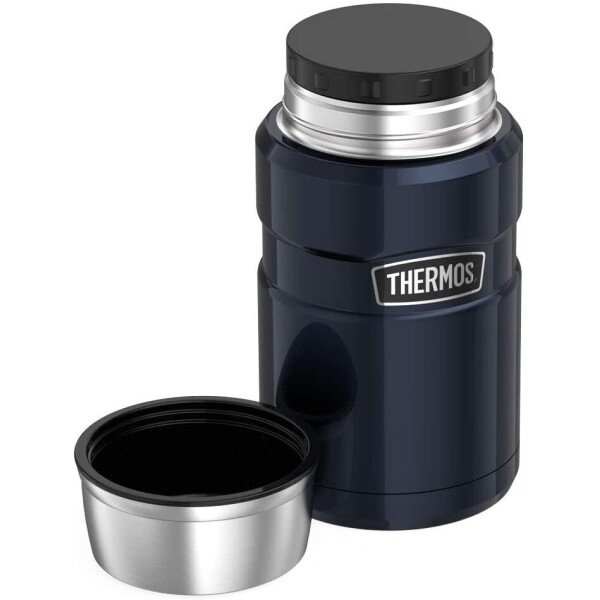

Термос для еды с ложкой Thermos Stainless King 0.71л Midnight Blue