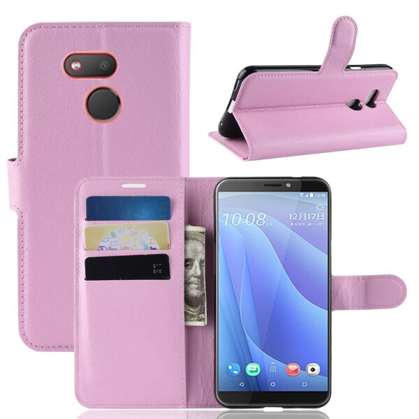 

Чехол-книжка Litchie Wallet для HTC Desire 12s Pink