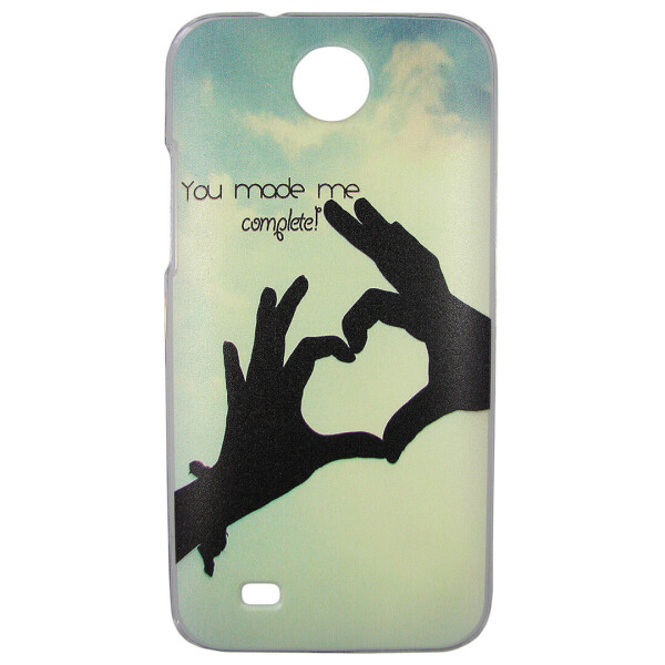 

Чехол с рисунком Printed Plastic для HTC Desire 300 Сердце