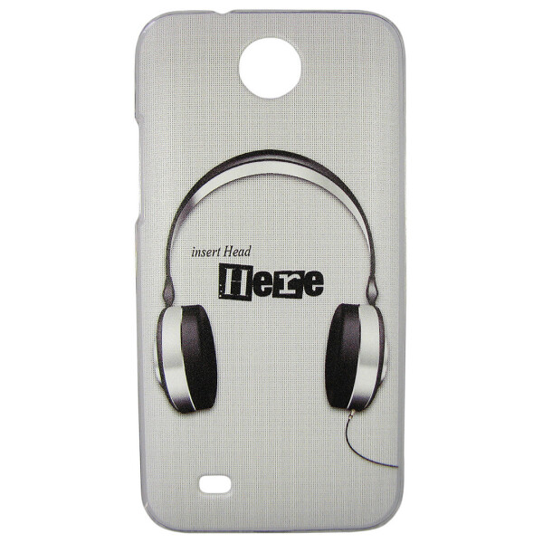 

Чехол с рисунком Printed Plastic для HTC Desire 300 Наушники