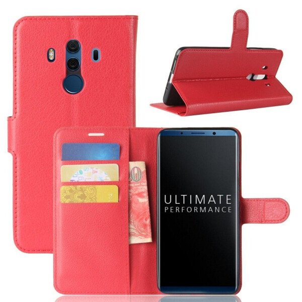 

Чехол-книжка Litchie Wallet для Huawei Mate 10 Pro Красный