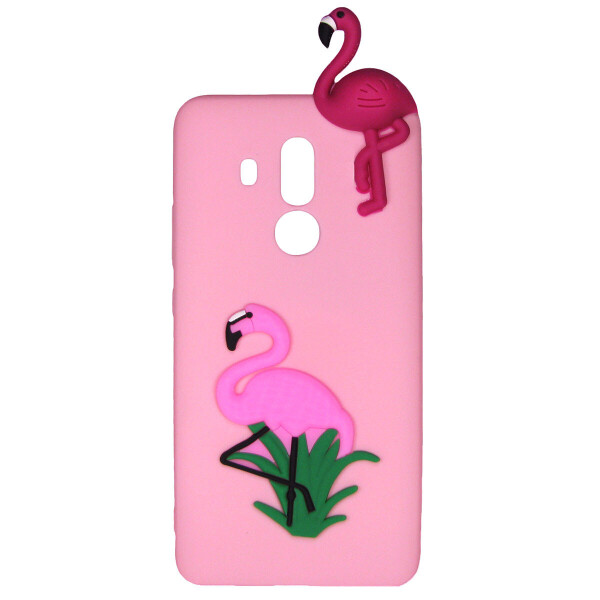 

Чехол Cartoon 3D Case для Huawei Mate 20 Lite Фламинго