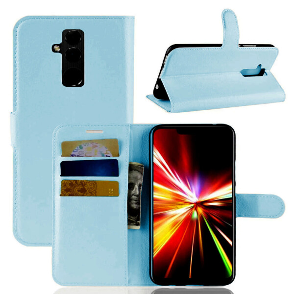 

Чехол-книжка Litchie Wallet для Huawei Mate 20 Lite Blue