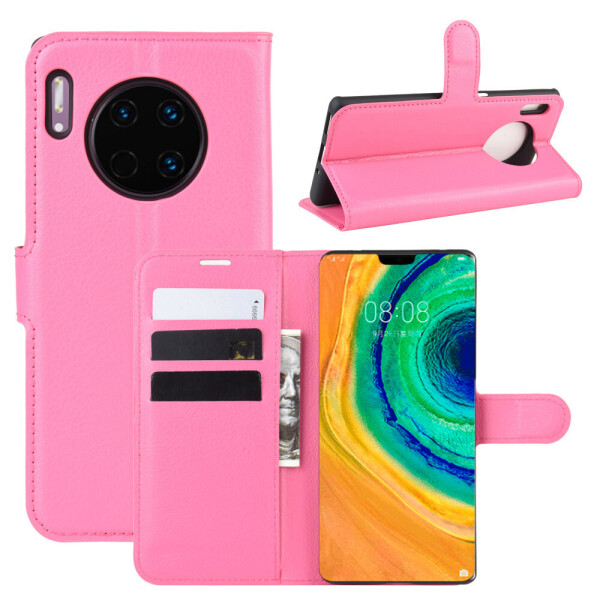 

Чехол-книжка Litchie Wallet для Huawei Mate 30 Rose