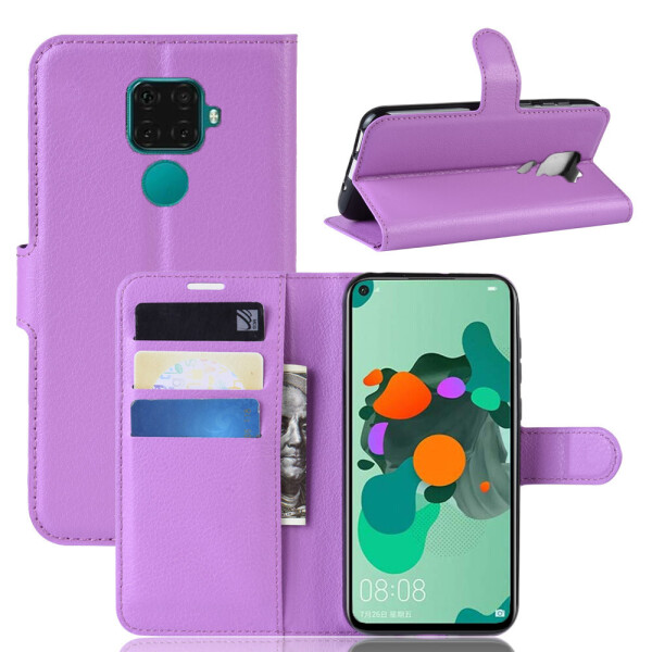 

Чехол-книжка Litchie Wallet для Huawei Mate 30 Lite / Nova 5i Pro Violet
