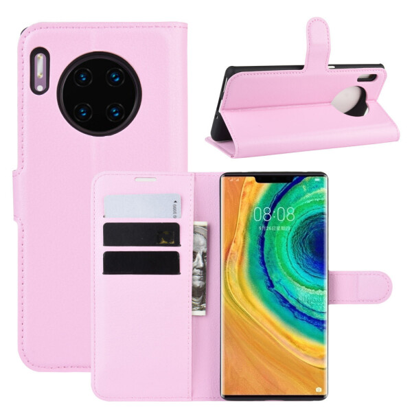 

Чехол-книжка Litchie Wallet для Huawei Mate 30 Pro Pink